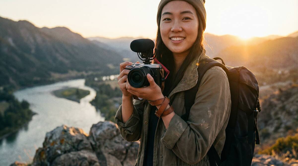 国产旅行vlog视频